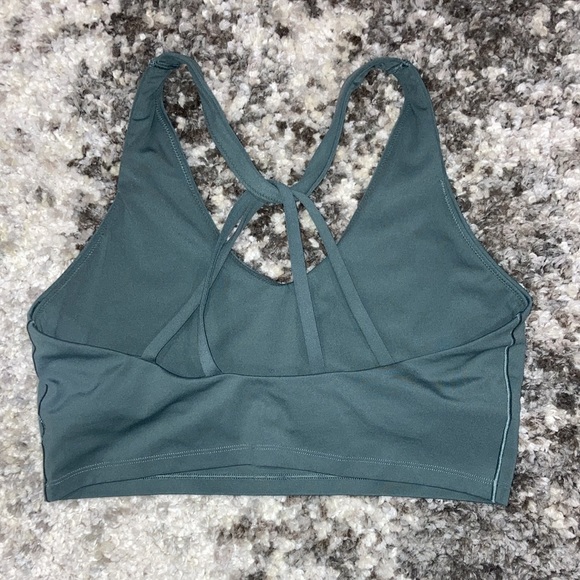 OFFLINE By Aerie Real Me Recharge Least Support Green Sports Bra Size XL - Picture 2 of 4